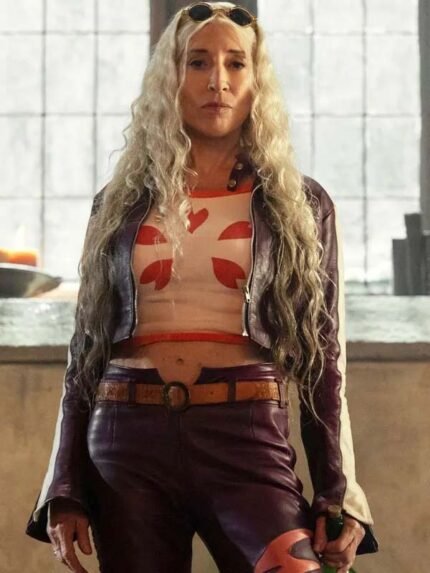 S02 One Piece Katey Sagal Leather Jacket