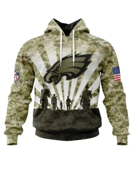 Salute To Service Eagles Hoodie Zing Apparel