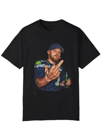 Sam-Darnold-T-Shirt-Middle-Finger