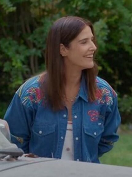 Shrinking S03  Cobie Smulders Denim Shacket