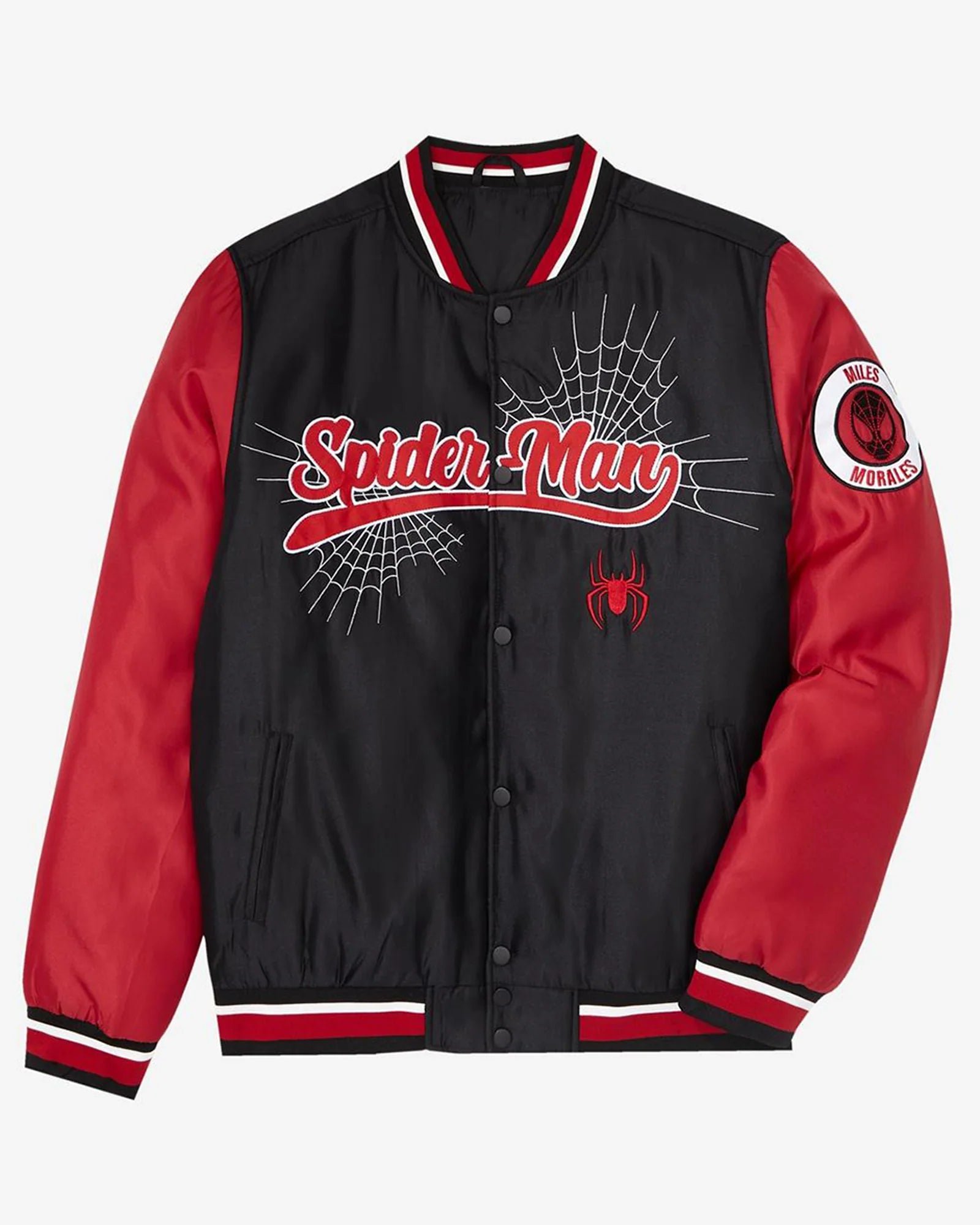 Spider-Man_Across_the_Spider-Verse_Miles_Morales_Varsity_Jacket Spider-Man: Across the Spider-Verse Miles Morales Varsity Jacket