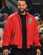 Steph Curry Red Jacket Zing Apparel