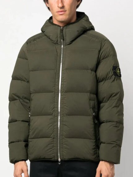Stone Island Puffer Jacket Green Sale