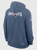 2025 We Are All Patriots Rivalries Storm Blue Hoodie - Image 9