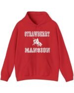 Strawberry-Mansion-Pullover-Hoodie-Red