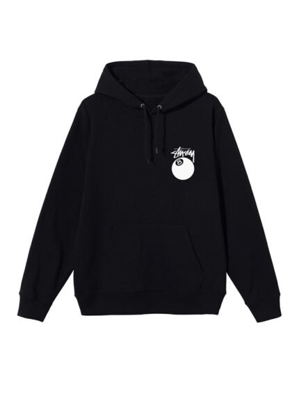 stussy black hoodie