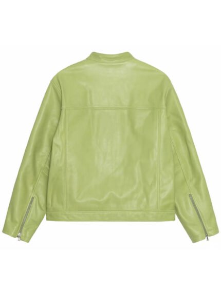 Stussy-Cafe-Racer-Leather-Jacket-Back