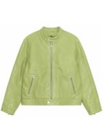 Stussy-Cafe-Racer-Leather-Jacket-Lime