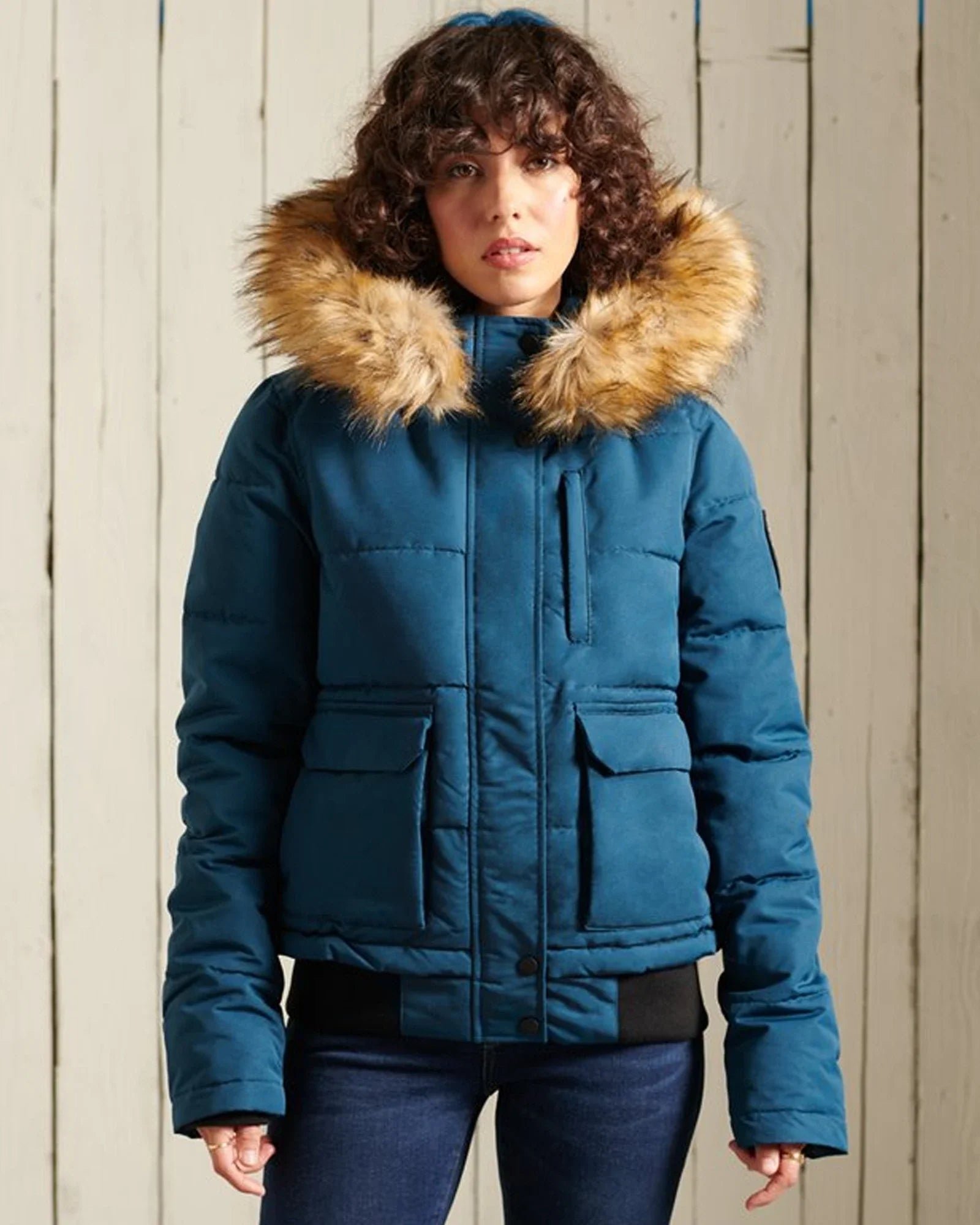 Superdry-Womens-Blue-Everest-Hooded-Bomber-Jacket-1 Superdry-Womens-Blue-Everest-Hooded-Bomber-Jacket