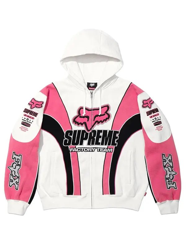 Supreme_Fox_Racing_Jacket_Pink Supreme Fox Racing Jacket Pink - Image 1