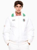 Team-Italy-EA7-Emporio-Armani-Bomber-Jacket-In-White