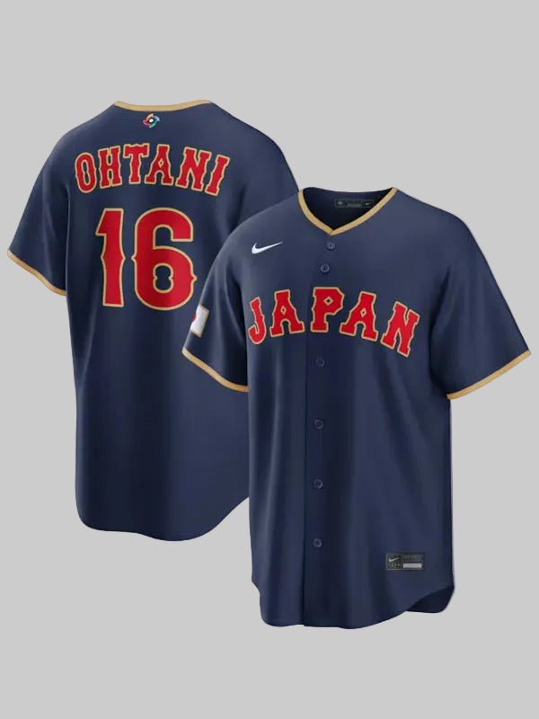 Team-Japan-Shohei-Ohtani-Baseball-Navy-Jersey Team-Japan-Shohei-Ohtani-Baseball-Navy-Jersey