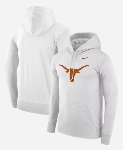 white texas longhorn hoodie