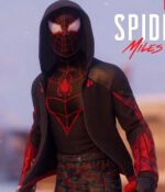 The-End-Spider-Man-Miles-Morales-Red-and-Black-Hoodie-For-Sale
