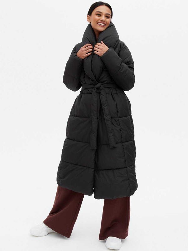 Tie-Waist-Puffer-Coat Tie-Waist-Puffer-Coat