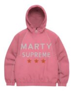 Timothée-Chalamet-Marty-Supreme-Pink-Jacket