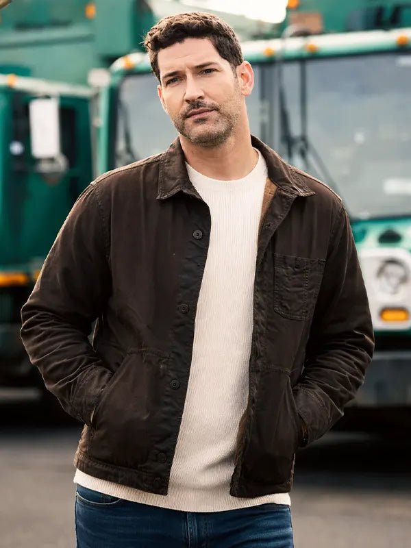 Tom_Ellis_CIA_S01_Brown_Cotton_Jacket Tom Ellis CIA S01 Brown Cotton Jacket
