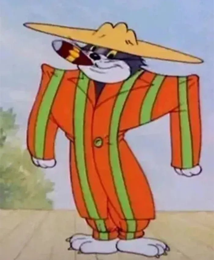 Tom_and_Jerry_Zoot_Orange_Stripped_Suit-1 Tom and Jerry Zoot Orange Stripped Suit