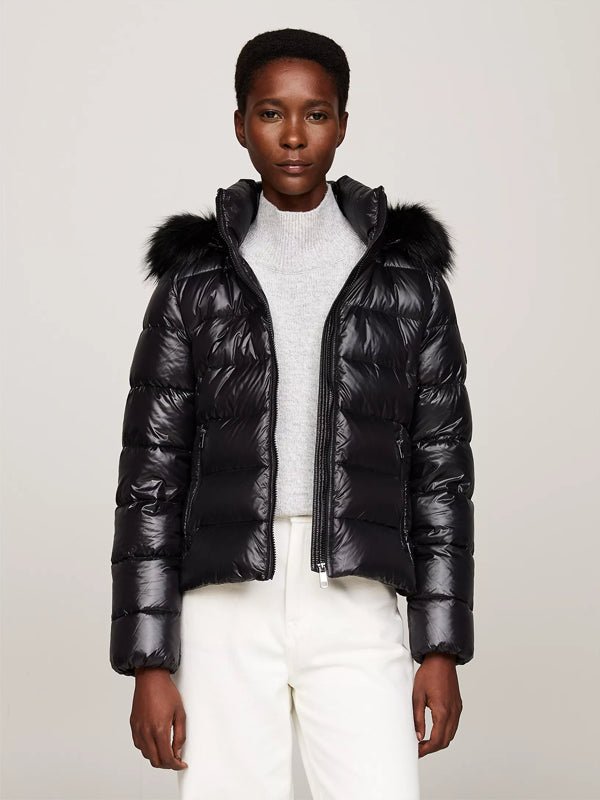 Tommy-Hilfiger-Hooded-Water-Repellent-Down-Gloss-Jacket Tommy-Hilfiger-Hooded-Water-Repellent-Down-Gloss-Jacket