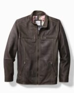 Tommy Bahama Leather Jacket For Sale