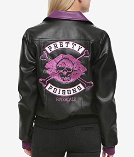 Leather Jacket For Women - Riverdale Pretty Poisons Zing Apparel