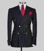 Tulsa-King-Sylvester-Stallone-Black-Stripe-Blazer