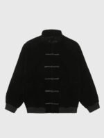 Unisex-CLOT-Velvet-Jacket-Black