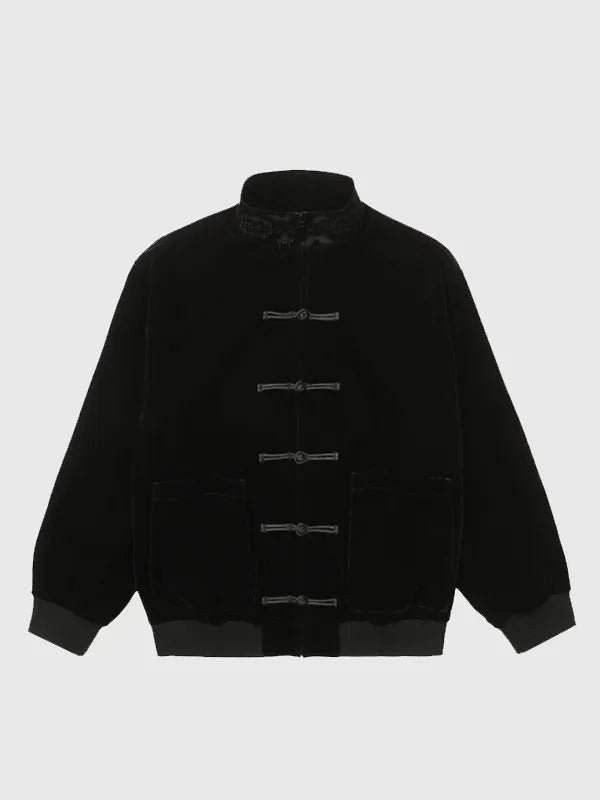 Unisex-CLOT-Velvet-Jacket-Black Unisex-CLOT-Velvet-Jacket-Black