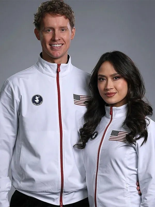 Unisex-Save-The-Duck-Team-USA-Winter-Olympics-White-Jacket Unisex-Save-The-Duck-Team-USA-Winter-Olympics-White-Jacket