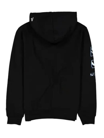 Utah-Mammoth-Logo-Printed-Black-Pullover-Hoodie-Back