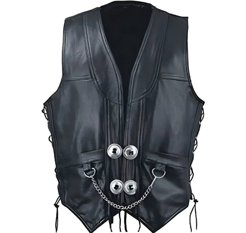 WWE-SummerSlam-Brock-Lesnar-Leather-Vest