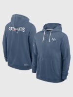 2025 We Are All Patriots Rivalries Storm Blue Hoodie - Image 7