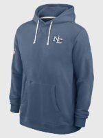2025 We Are All Patriots Rivalries Storm Blue Hoodie - Image 8