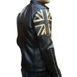 UNION JACK UK Flag Golden Black Jacket Zing Apparel