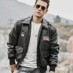 Air Force Pilot Bomber Jacket Men Zing Apparel