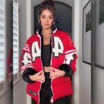 Kristin Juszczyk SF 49ers Puffer Coat Zing Apparel