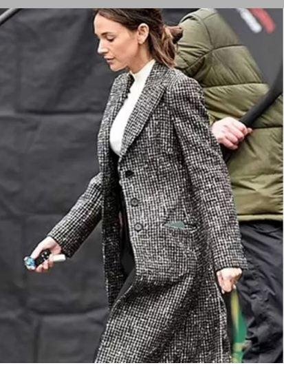 Fool Me Once Michelle Keegan Longline Tweed Coat Zing Apparel