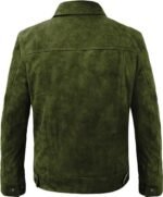 Trucker Suede Leather Jacket, Multi Zing Apparel
