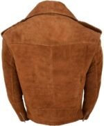 Nick Jones Suede Brown Leather Jacket Zing Apparel
