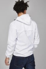 White Mens Windbreaker Jacket - Image 3