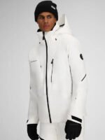 White Obermeyer Ski Jacket Mens - Image 3