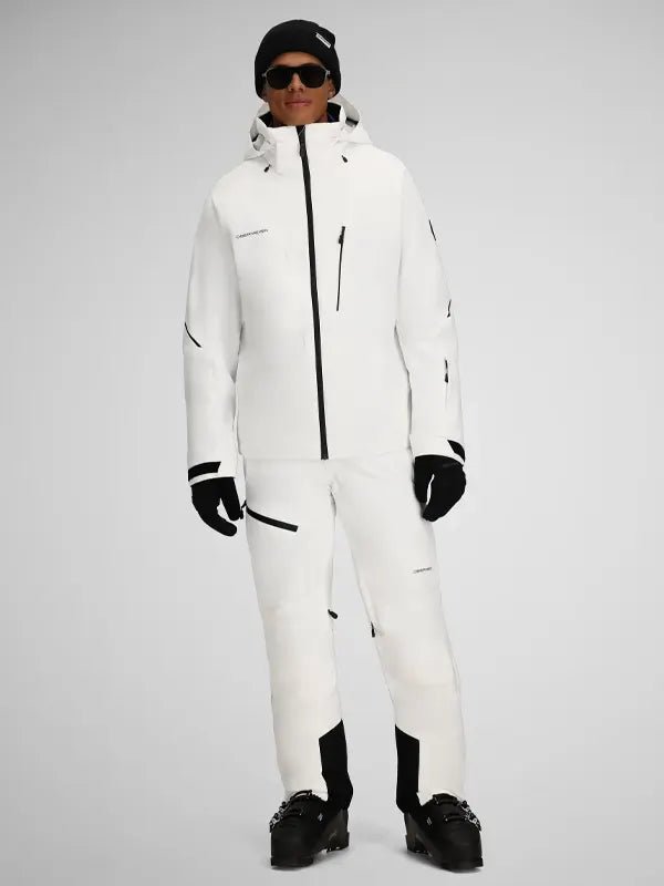White_Obermeyer_Ski_Jacket_Mens White Obermeyer Ski Jacket Mens - Image 1
