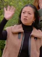Wild Vacation Rentals 2026 Sherry Cola Fuzzy Brown Fleece Vest