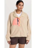 Wild Vacation Rentals D’Arcy Carden Pink Fleece Pullover Jacket
