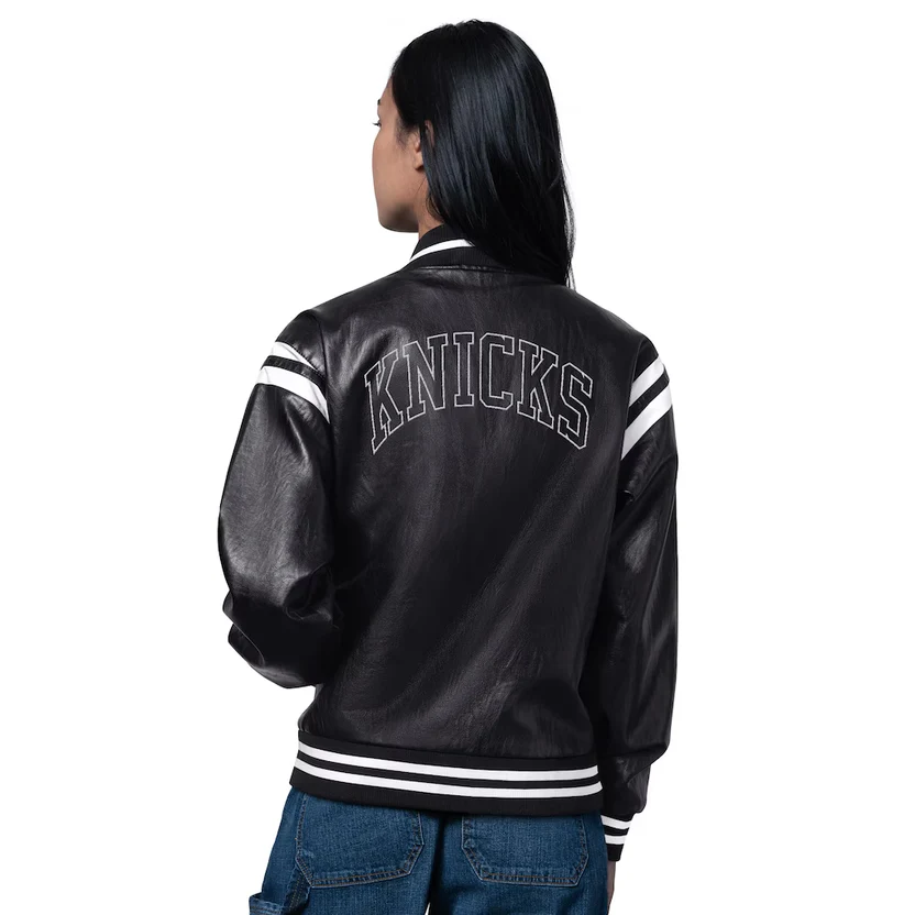Women's New York Knicks Starter Jacket - Image 3