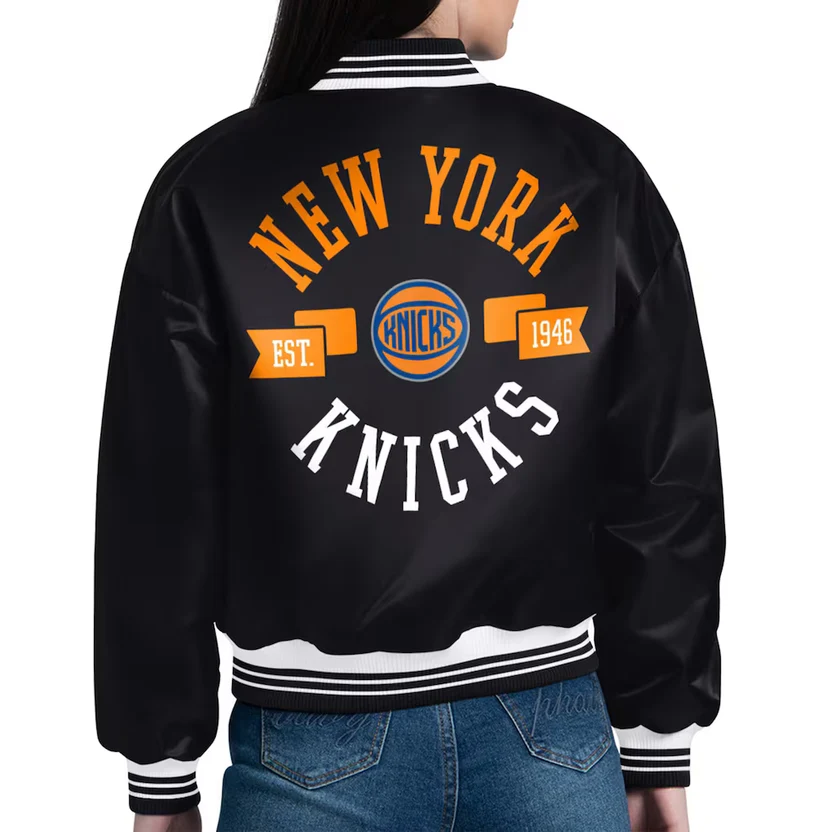 Women's New York Knicks Starter Jacket - Image 8