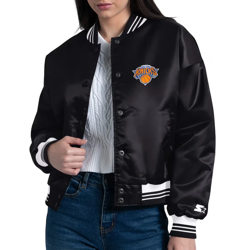 Women's New York Knicks Starter Jacket - Image 7