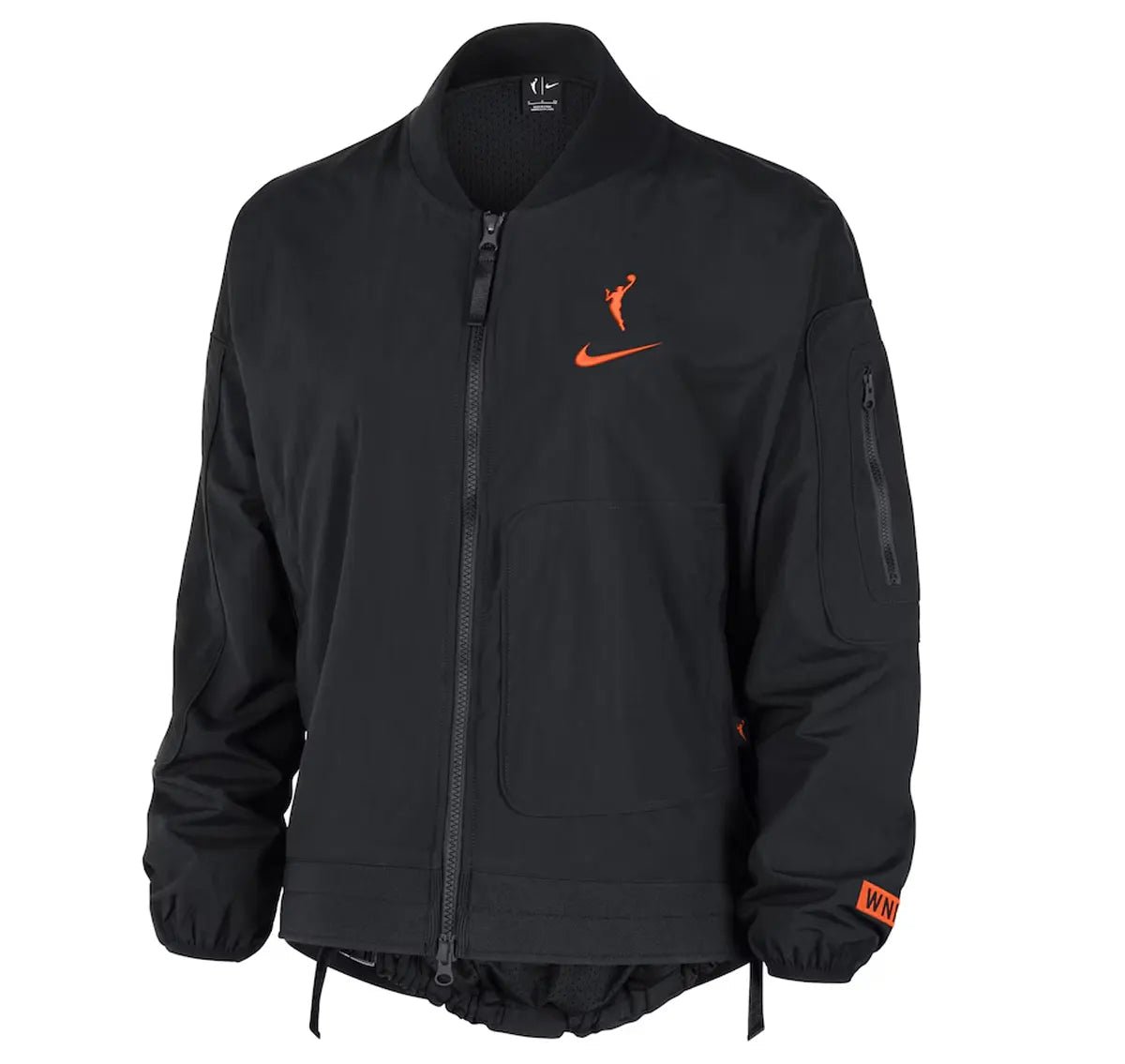 Women's WNBA Nike Black Logo Full-Zip Jacket - Image 2