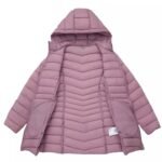 Women’s long travel puffer jacket