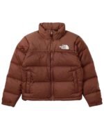 Womens-Brown-North-Face-Puffer-Jacket